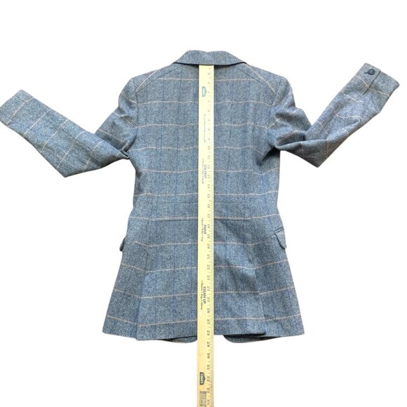 NWT Rag & Bone Wool Blazer Annie Plaid Gray Check Sz S Academia Boardroom $650 - Picture 11 of 16